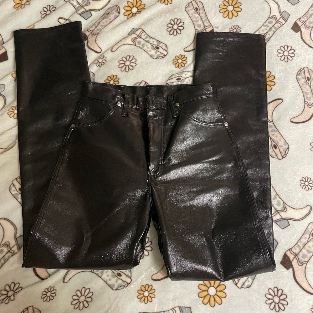 Wrangler Black Straight Leg Jeans